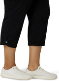 Lee Women's Plus Size Flex-to-go Mid-Rise Relaxed Fit Cargo Capri Pant