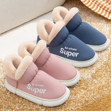 Load image into Gallery viewer, Unisex Plush Fleece High-Back Heel Slippers | Warm Breathable House Shoes