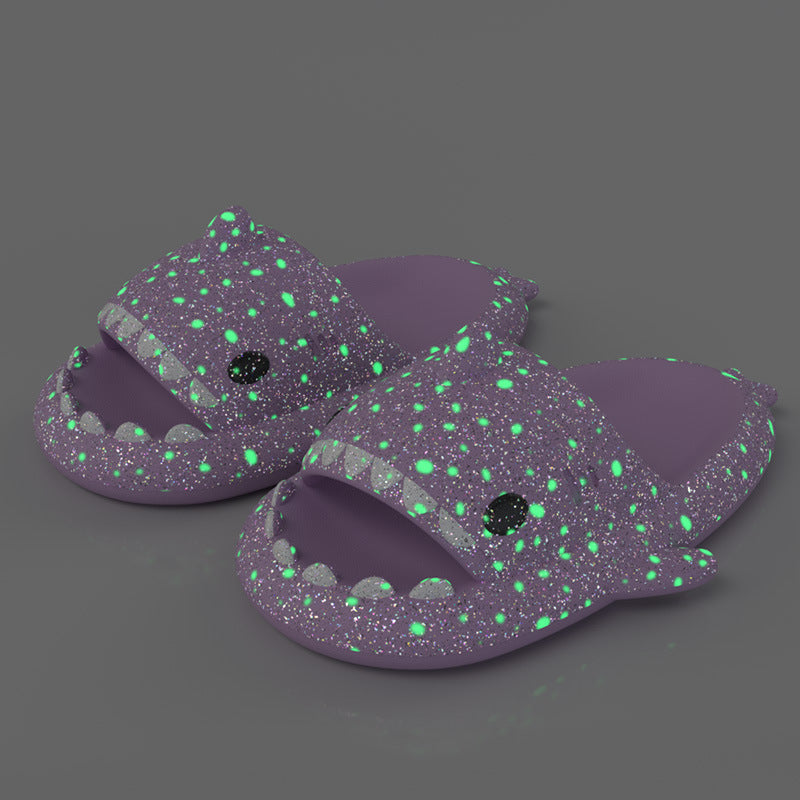 Shark Slippers Glow House Slippers