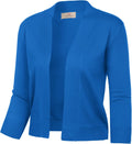 GRACE KARIN Women Cardigan Sweaters Lightweight Knit Cropped Cardigans Trendy 3/4 Sleeve Shrug Bolero S-3XL