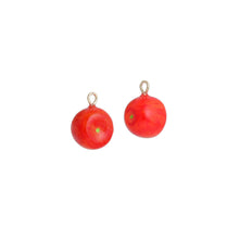 Load image into Gallery viewer, Enamel Gold Red Apple Charm Pendant,Sku#LK1251