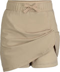 Nautica girls School Uniform Pull-on Scooter Skirt With Undershorts, Knit Waistband & Functional Pockets