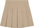 Izod Girls' School Uniform Pull-on Scooter Skirt with Undershorts, Knit Waistband & Functional Pockets, Wrinkle Resistant