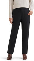 Lee Women's Wrinkle Free Relaxed Fit Straight Leg Pant