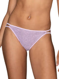 Vanity Fair Women's Illumination String Bikini Panties, Silky Stretch & Satin Trim