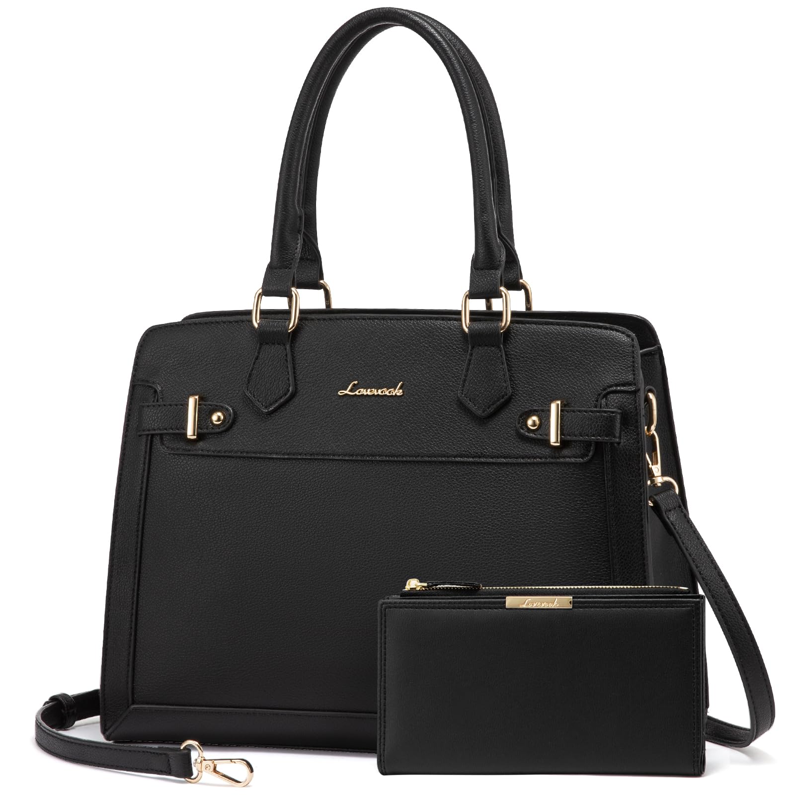 LOVEVOOK Purses and Handbags for Women, Tote Shoulder Bag Satchel Purse and PU Leather Top Handle for ladies