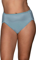 Vanity Fair Women's Illumination Hi Cut Panties, Silky Stretch & Satin Trim