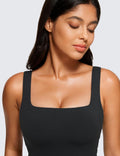 CRZ YOGA Butterluxe Square Neck Crop Tank Top
