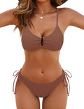 Blooming Jelly Womens Sexy Bikini Sets Cheeky Bathing Suit U-Wire Swimsuits