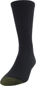 GOLDTOE Men's 656S Cotton Crew Athletic Socks (Multipack)
