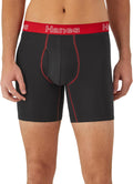 Hanes Men's Boxer Brief Underwear Pack, Stretch Cotton Boxer Briefs for Men, Moisture-wicking, 6-pack