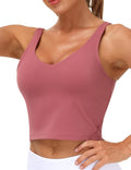 THE GYM PEOPLE Women’s Longline Sports Bra Wirefree Padded Medium Support Yoga Bras Gym Running Workout Tank Tops