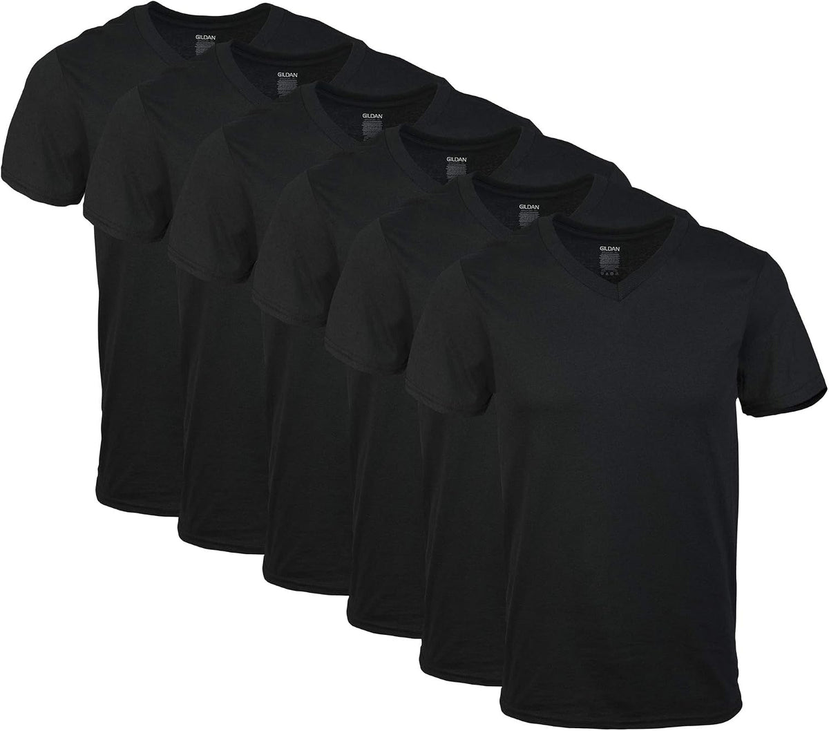 Gildan Men's V-Neck T-Shirts, Multipack, Style G1103