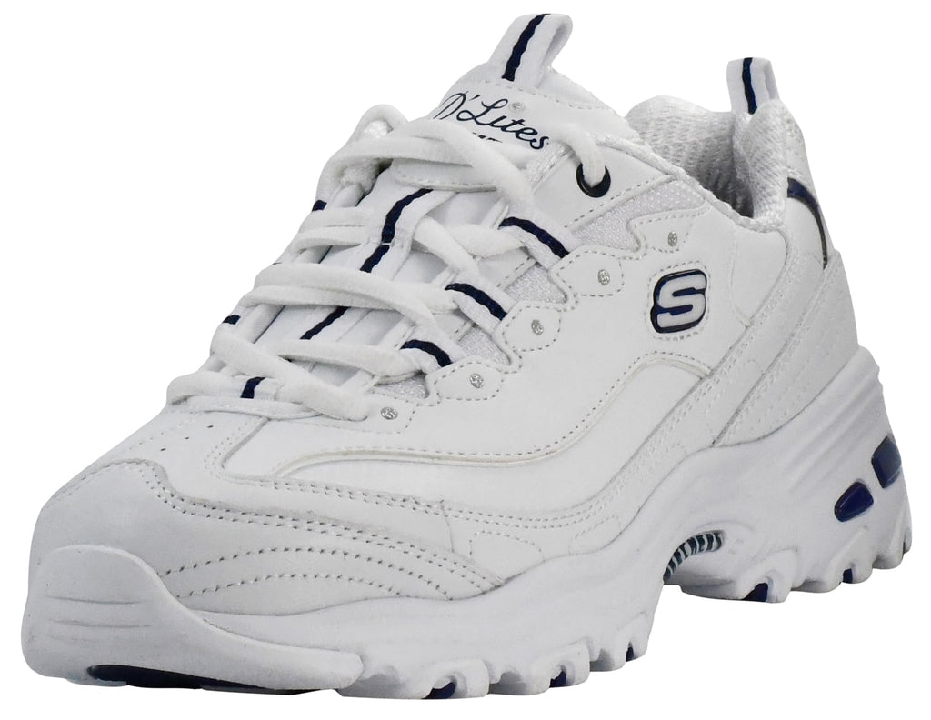 Skechers Women's D'Lites Fresh Start Memory Foam Lace-up Sneaker