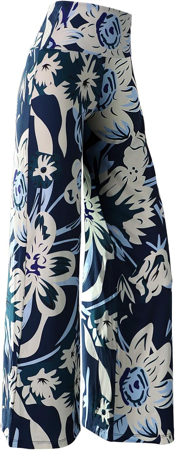 Arolina Palazzo Pants for Women Wide Leg Flowy Pants Casual Comfy High Waist Summer Pants