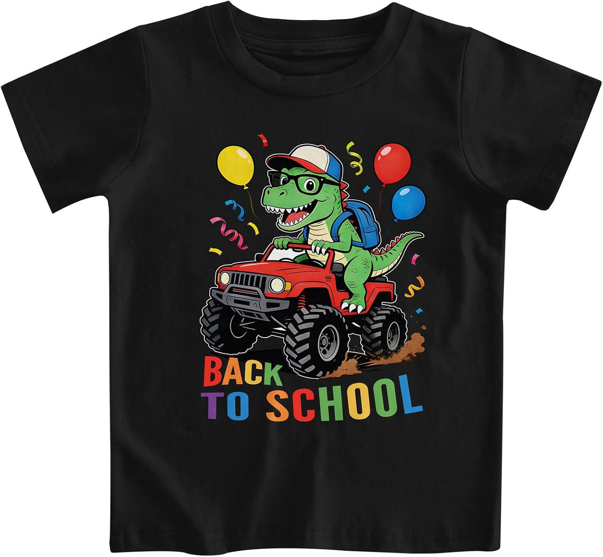Lovekider Boys Graphic T-Shirt, Cotton Short Sleeve Shirt for Kid Ages 3-8