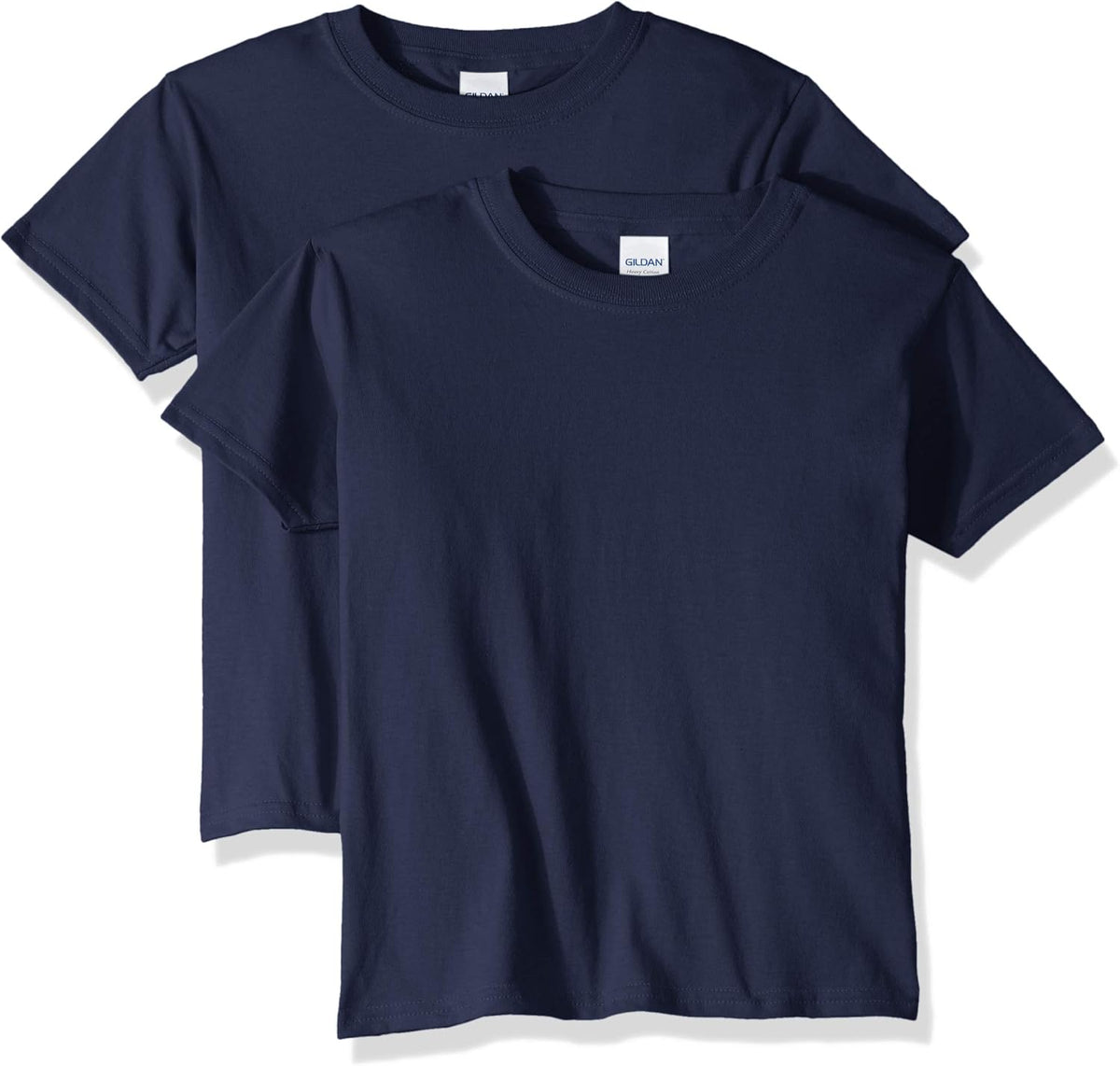 Gildan Unisex-Child Gildan Youth Heavy Cotton T-Shirt, Style G5000b, 2-Pack