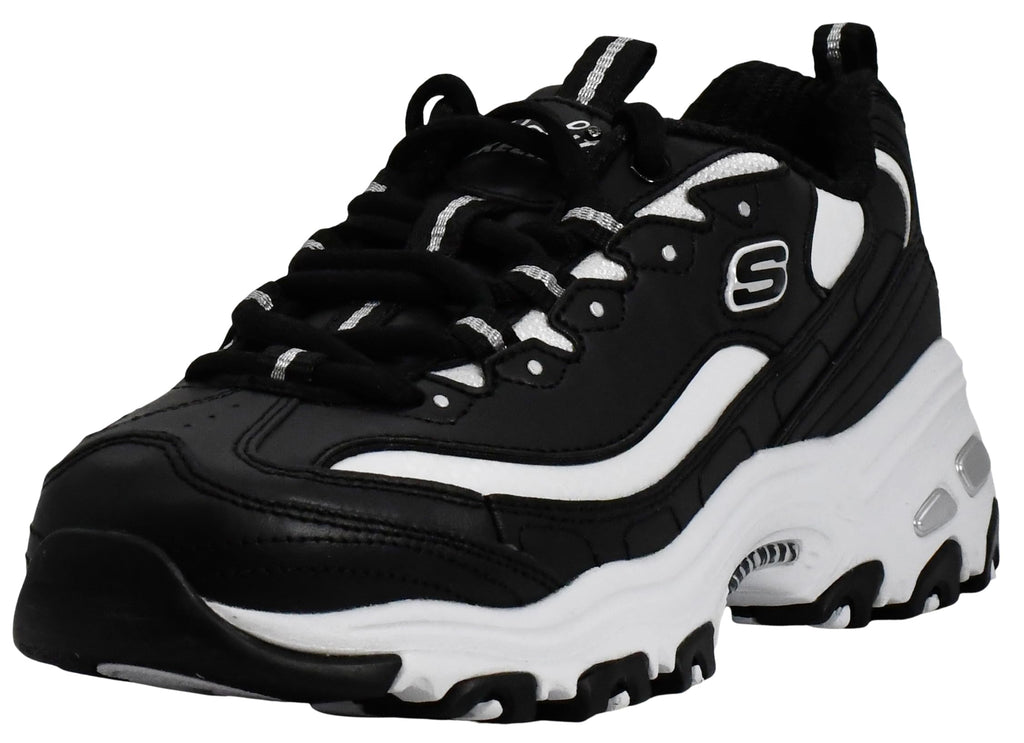 Skechers Women's D'Lites Fresh Start Memory Foam Lace-up Sneaker