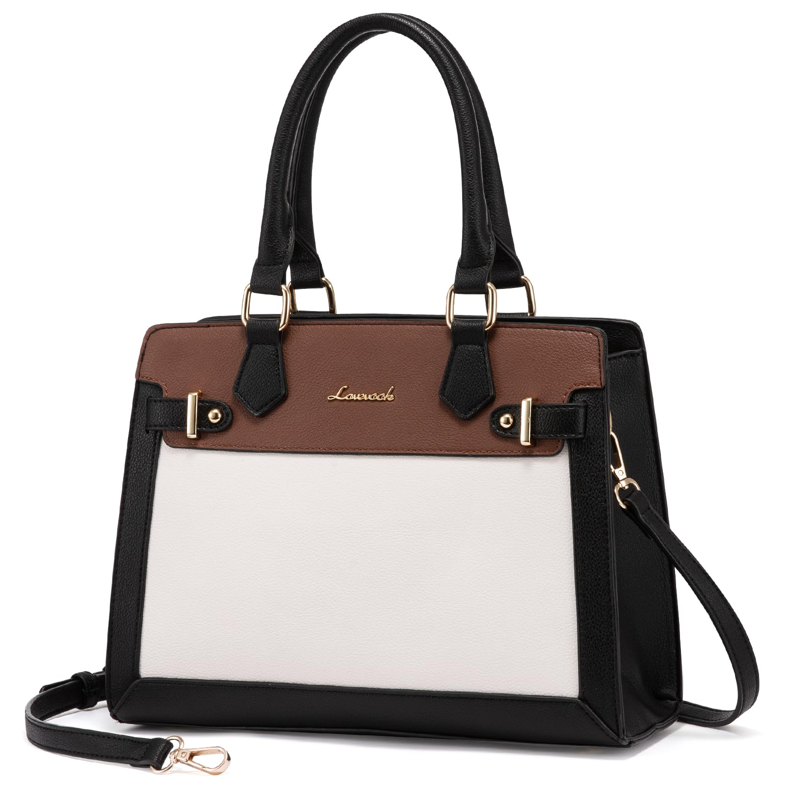 LOVEVOOK Purses and Handbags for Women, Tote Shoulder Bag Satchel Purse and PU Leather Top Handle for ladies