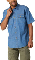 Wrangler Authentics Men's Short Sleeve Classic Woven Shirt