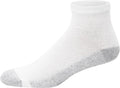 Hanes Double Tough Ankle Socks Moisture Wicking Socks, Multipack