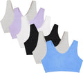 Fruit of the Loom Women's Wireless Cotton Sports Bra, Multipack
