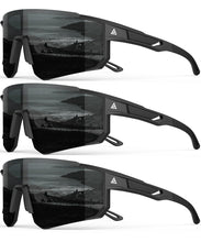 Load image into Gallery viewer, Polarized Sports Sunglasses for Men Women, UV400 Protection Mens Sunglasses Wrap Around Sun Glasses for Cycling Running