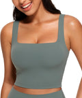 CRZ YOGA Butterluxe Square Neck Crop Tank Top