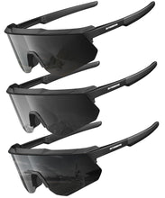 Load image into Gallery viewer, Polarized Sports Sunglasses for Men Women, UV400 Protection Mens Sunglasses Wrap Around Sun Glasses for Cycling Running
