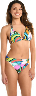 La Blanca Women's Halter Bikini Swimsuit Top