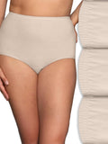Vanity Fair Women's High Waisted Underwear, Full Coverage Ladies Panties, Perfectly Yours Briefs