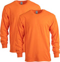 Gildan Adult Heavy Cotton Long Sleeve T-Shirt, Style G5400, 2-Pack