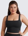 CRZ YOGA Butterluxe Square Neck Crop Tank Top