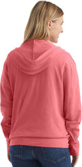 Hanes Women's Lightweight Full Zip Hoodie, Textured Cotton Zip Up, T-Shirt Hoodie