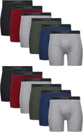 Hanes mens Underwear Boxer Briefs Pack, Cool & Breathable Cotton Moisture-wicking Underwear for Men, No Ride Up