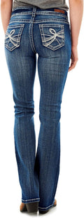 WallFlower Luscious Curvy Bootcut Jeans for Women, Sizes 0-24