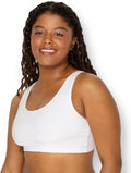 Fruit of the Loom Women's Wireless Cotton Sports Bra, Multipack