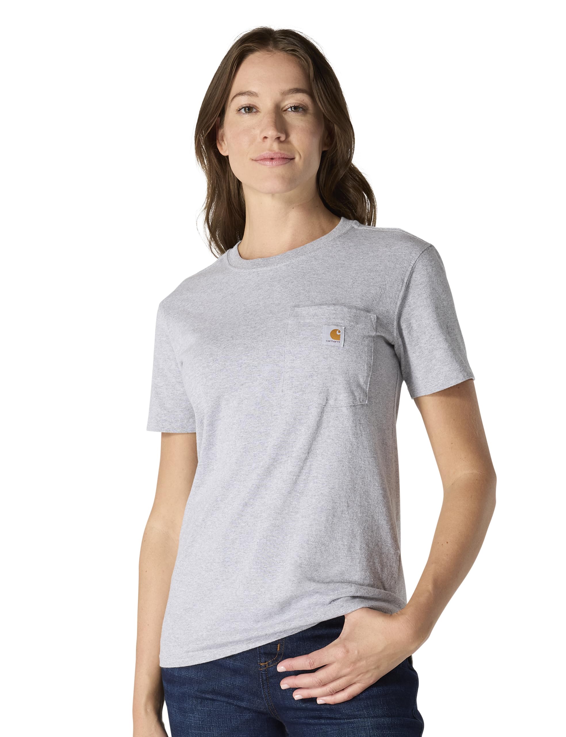 Carhartt Women's Iconic WK87 Pocket T-Shirt