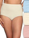 Vanity Fair Women's High Waisted Underwear, Full Coverage Ladies Panties, Perfectly Yours Briefs