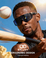 Load image into Gallery viewer, Polarized Sports Sunglasses for Men Women, UV400 Protection Mens Sunglasses Wrap Around Sun Glasses for Cycling Running