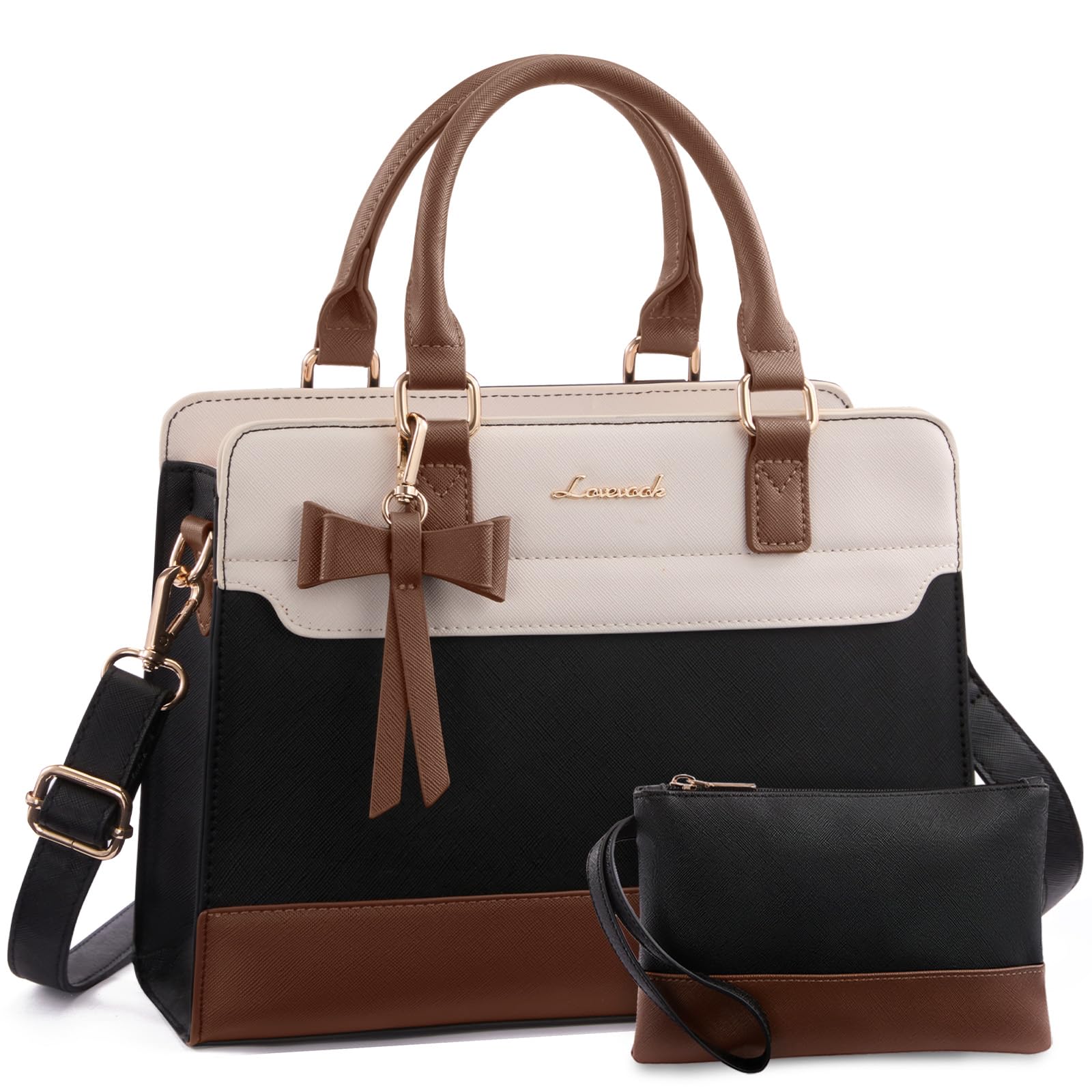 LOVEVOOK Purses for Women,Leather Tote Purse and Handbags,Satchel Shoulder Crossbody Top Handle Bags with Zipper