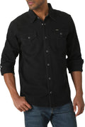 Wrangler Men's Iconic Regular Fit Snap Shirt