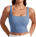 CRZ YOGA Butterluxe Square Neck Crop Tank Top