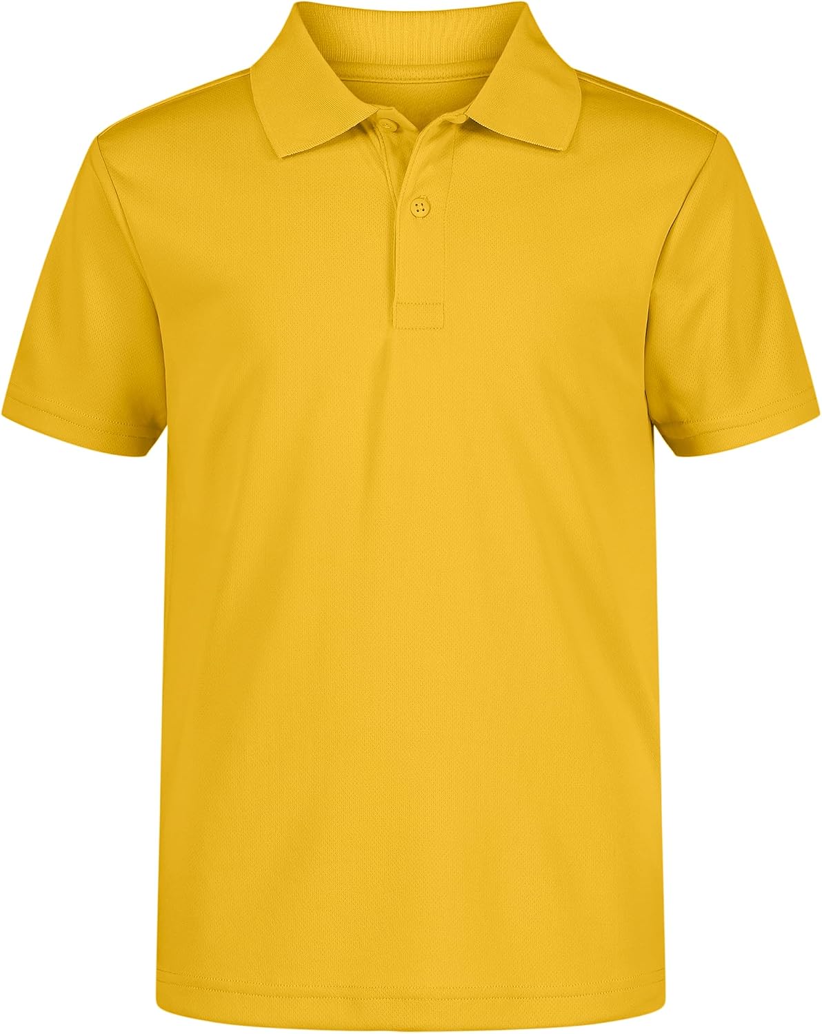 Nautica Boys' School Uniform Short Sleeve Polo Shirt, Button Closure, Moisture Wicking Performance Material