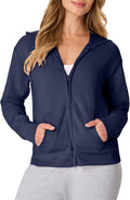 Hanes Women's EcoSmart Fleece Sweatshirt for Women, Soft Midweight - Full-Zip Hoodie, Sweatshirt, or 1/4 Zip