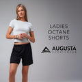 Augusta Sportswear Ladies' Octane Workout Shorts - 7 Inch Inseam Gym Athletic Attire for Women