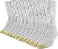 GOLDTOE Men's 656S Cotton Crew Athletic Socks (Multipack)