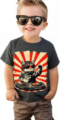 Lovekider Boys Graphic T-Shirt, Cotton Short Sleeve Shirt for Kid Ages 3-8