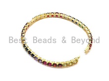 Load image into Gallery viewer, Large CZ Buckle Bracelet, Sku#X37