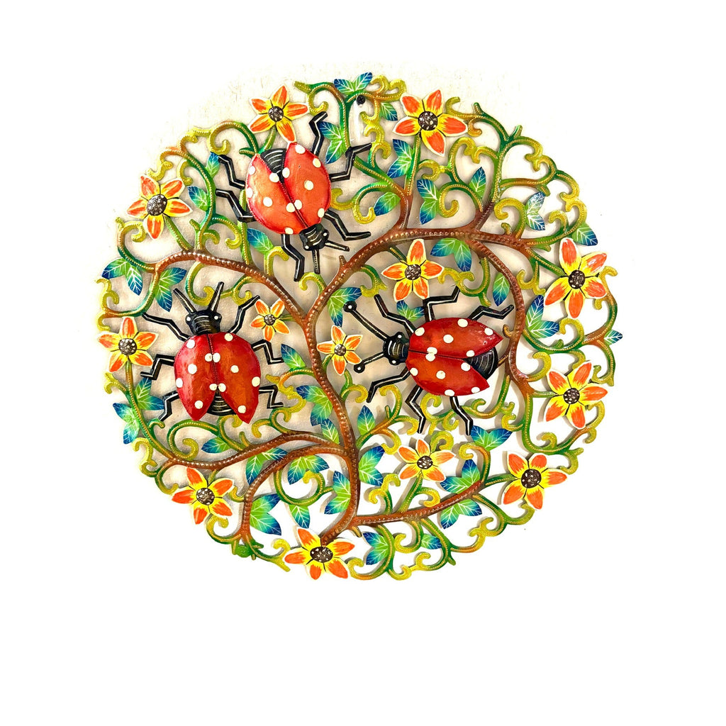 Ladybugs and Flowers